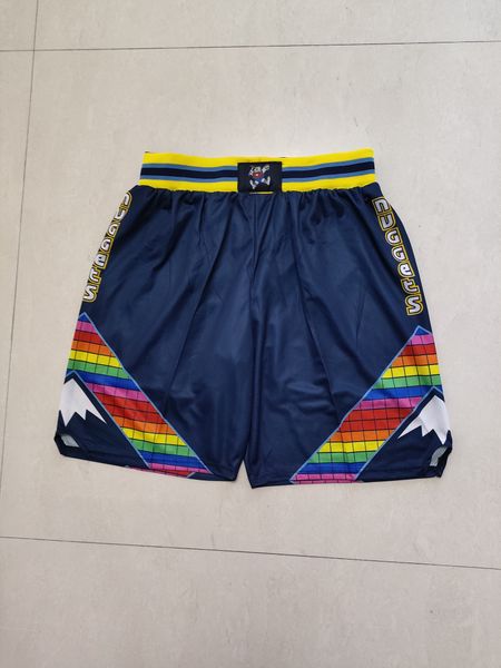 

denver''nuggets''shorts men throwback basketball shorts pocket basketball jersey 27 jamal murray blue white navyl7bw, White;black
