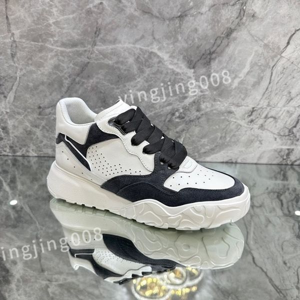 

2023 new luxurys casual shoes women travel leather lace-up sneaker cowhide fashion trainers woman shoe flat lady sneakers size 35-46 xinshid, Black