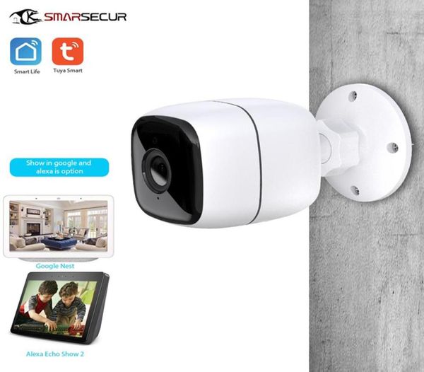 

tuya ip camera 1080p home security outdoor nightvision remote monitor rainproof wifi wireless work with smart life5604951