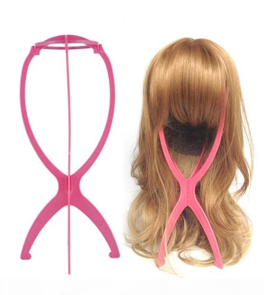 

foldable plastic stable adjustable wig bracket hat display mannequin head bracket wig drying bracket wig display salon tool1366524
