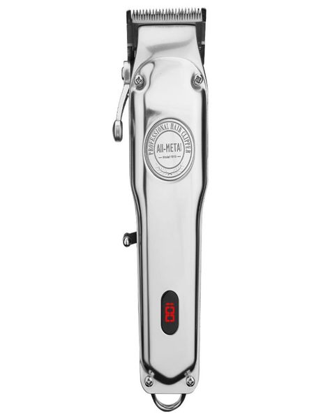 

alall metal 100 year clipper lcd display cordless 1919 hair trimmer adjustable cutter barbers salon professional hair clippers2850297