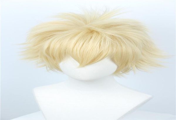 

bakugou katsuki wig my hero academia baku no hero short blonde cosplay wig8636313, Black;brown