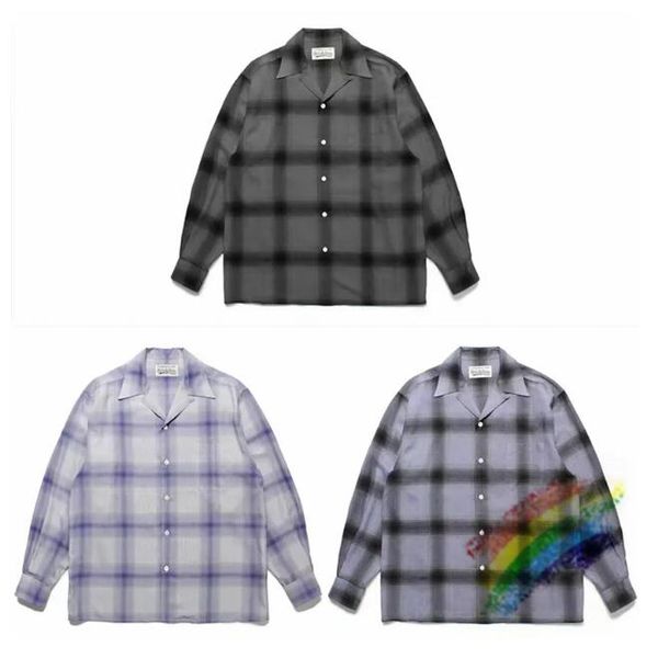 

long sleeve plaid shirt men women oversized hawaiian shirts, White;black
