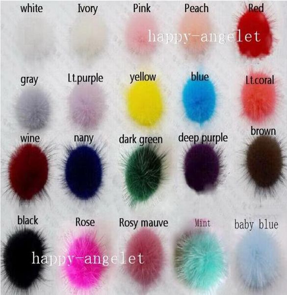 

35mm fur craft pompon ball pom pom lovely pompoms for hairpins hair barrettes ornament accessories gr1015078747, Slivery;white