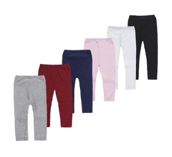 

girls leggings candy color toddler tights elastic knitted girl trousers kids skinny pants baby clothing 6 design optional yhm1262692043, Blue