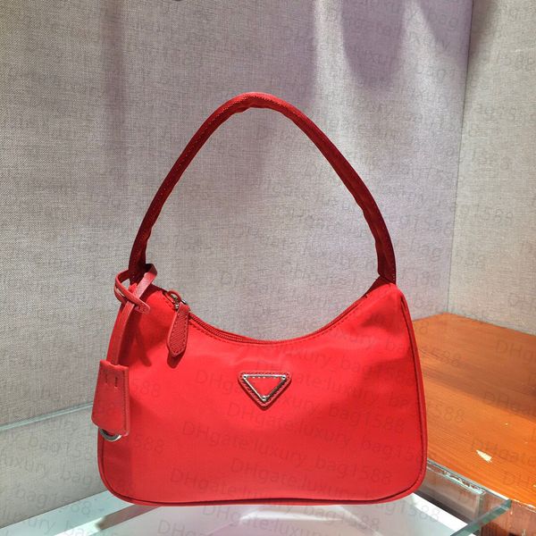 

hobo bag 1:1 mirror quality nylon bag designer zipper bag classic underarm bag diagonal cross women shoulder bag luxury designers bags saffi
