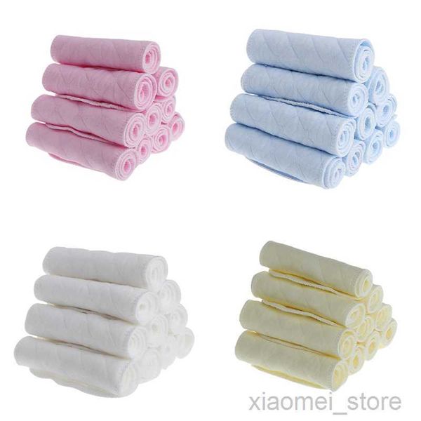 

cloth diapers 10pcs reusable baby cotton blend cloth diaper newborn soft nappy insert 3 layershkd230701