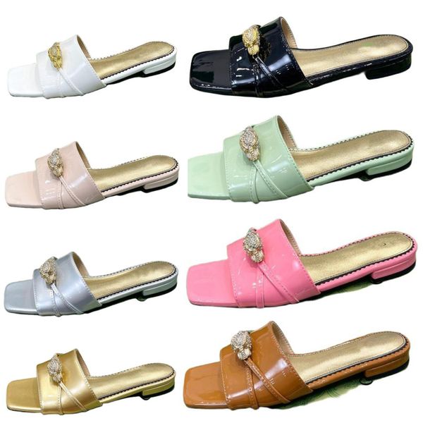 

slippers designer slippers women's slippers classic trend slippers summer fashion slippers home l casual slippers, Black