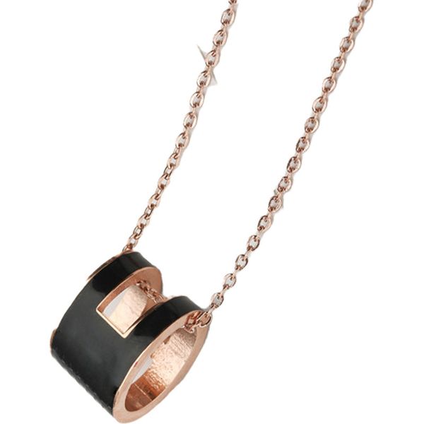 

diamond necklace clover necklace classic luxury h pendant necklaces women 18k gold chains necklace luxury design jewelry colorfast flower ne, Silver