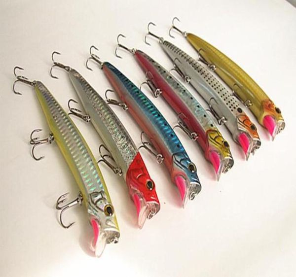 

fishing lure popper bait fishing tackle minnow bait hard plastic bait floating type china hook 20g125cm for salt and fresh water2257510