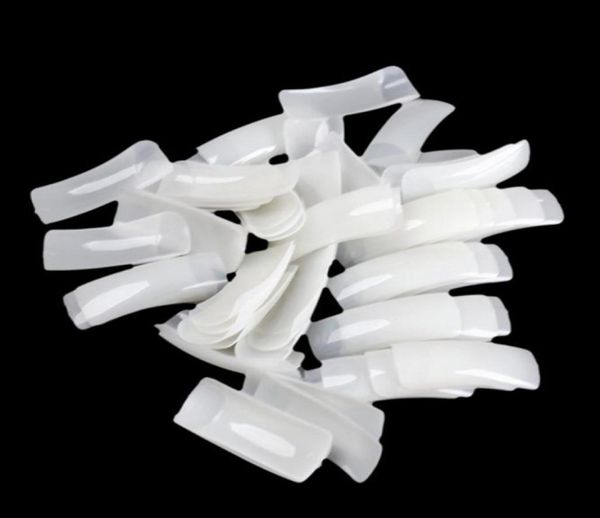 

whole500 piecesset 10 sizes artificial false nails art tips full cover false nails nude white acrylic fake nails6039405, Red;gold