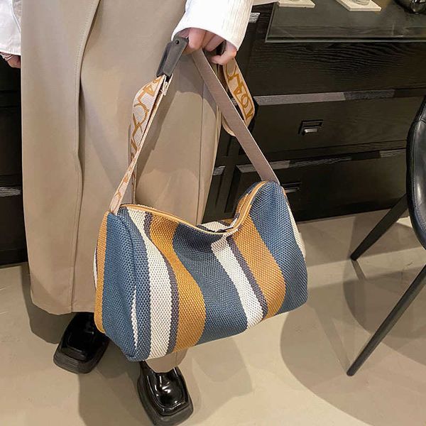 

woven bag women's large capacity boston cylinder bag new summer shoulder bag seaside shoulder bag commuting bag