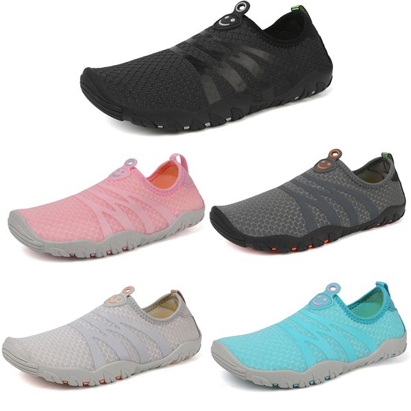 

2023 anti-slip drainage hole design casual shoes breathable men black gray blue pink orange sneakers outdoor for all terrains