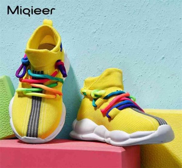 

boys girls breathable children sneakers kids casual knit soft antislip running sports shoes lightweight baby toddler sock boots 24780651, Black