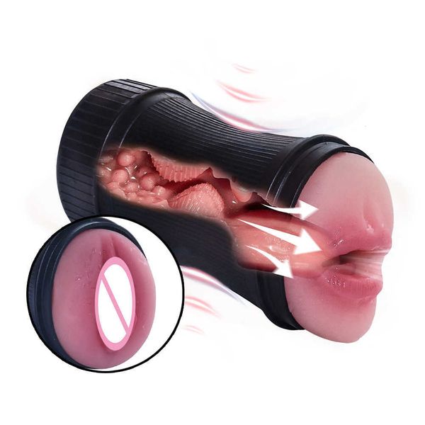 

mrl mini female double aircraft cup men's tube simulation channel suction