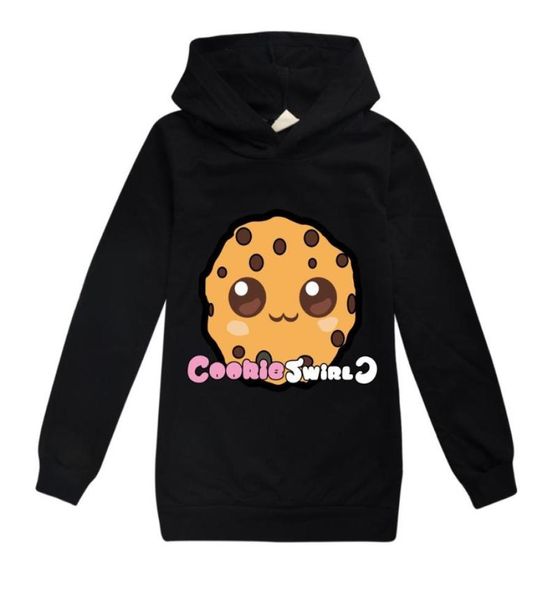 

hoodies sweatshirts cookie swirl c spring and autumn 100 cotton sweater boys girls general casual loose cartoon children039s1868643, Black