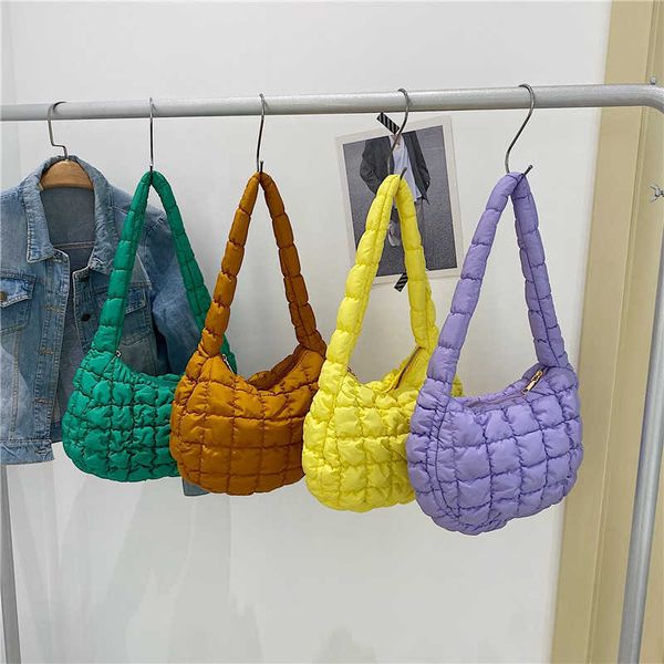 

bags underarm bag new cloud bag small premium one shoulder down bag women's large capacity pleated bubble bag