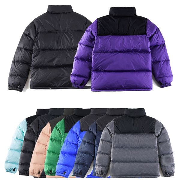 

f men's puffy jackets coat classic co-branded design fashion parker winter black jacket women's outdoor casual warm and fluffy clo