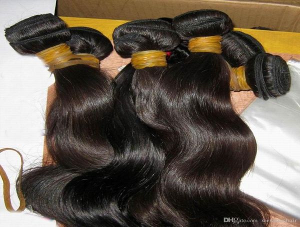 

girl natural shiny raw cambodian virgin body wave hair 3 bundles300g no chemical process 8a world charming lady4153977, Black