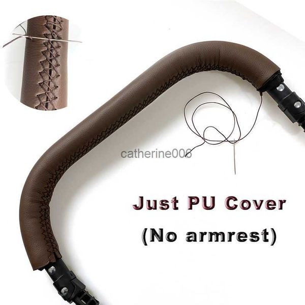 

diy custom baby strollers armrest handle leather case cover for bugaboo bee cameleon donkey fox cybex stokke pram accessories l230625