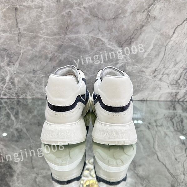 

2023 new luxurys casual shoes women travel leather lace-up sneaker cowhide fashion trainers woman shoe flat lady sneakers size 35-46 xinshid, Black