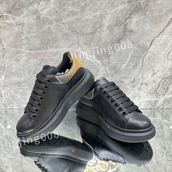 

luxury summer men's breathable shoes round toe designer men anti-slip proof sneakers fashion outdoor walking shoe xinshidai230414, Black