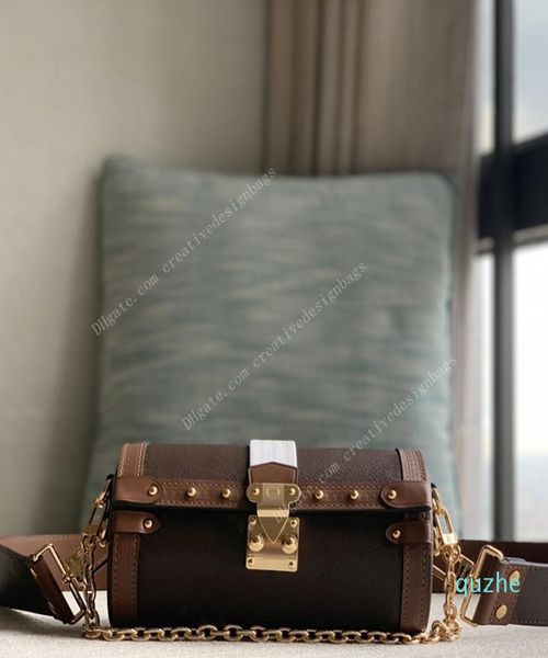 

cross body bag papillon trunk chain designer luxury leather shoulder crossbody semihard baguette l0324002802