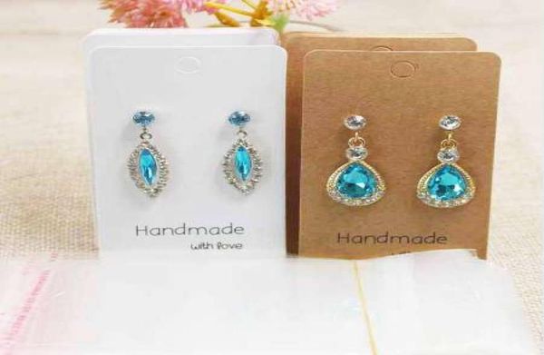 

mulit size diy handmade jewelry package card cute studdrop earring package display card 100pcs100oppbag7569369