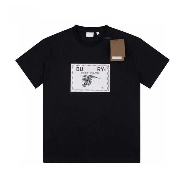 

high-end mens t shirt fashion horse print tee shirt designer t shirt men women summer pure cotton short sleeved loose oversized t-shirt, White;black