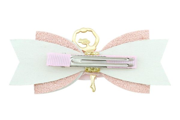 

sparkly 26 inch glitter hair bows with clip for women girls solid ballerina hairpin children barrettes hair accessories 943 po4c8237440, Slivery;white