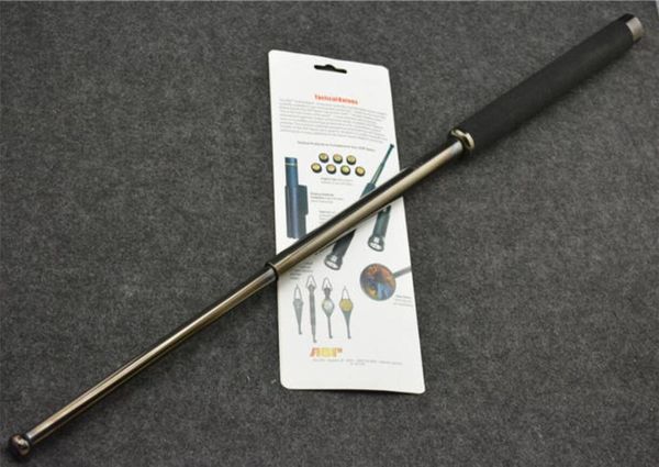 

21 inch asp swing stickhard chrome black titanium version tacttial baton defense swing stick tactical combat selfdefense edc to7396064