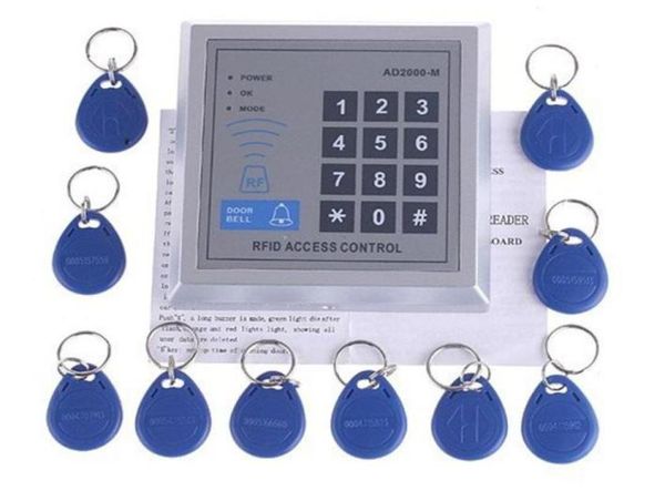 

whole rfid proximity entry door lock access control system with 10 key fobs re8717179