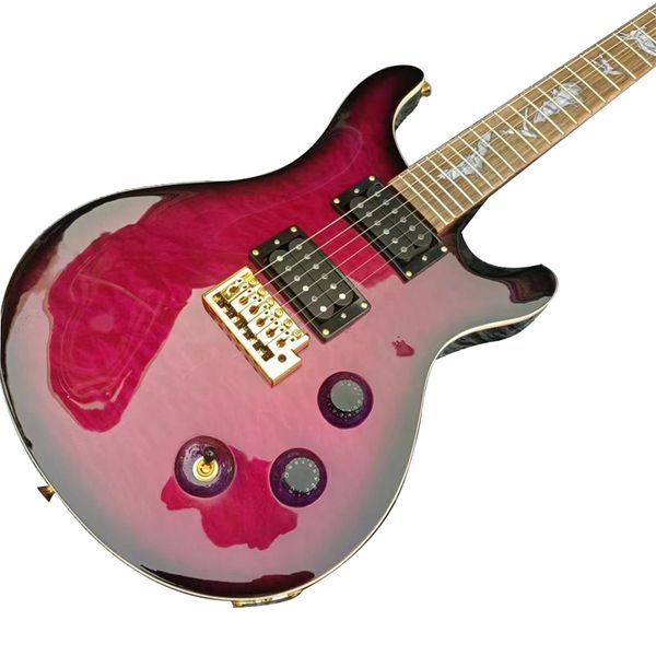 

factory customizationnew red gradual electric guitar 6 string high-quality