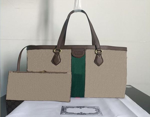 

hh genuine classic ophidia series double printing bag red green canvas shell shoulder messenger female medium tote bag3022895