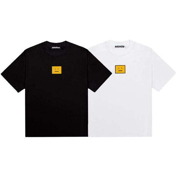 

summer fashion mens wonens leave ami t shirts face logo casual cotton tees short sleeve tshirt women luxury clothes, White;black