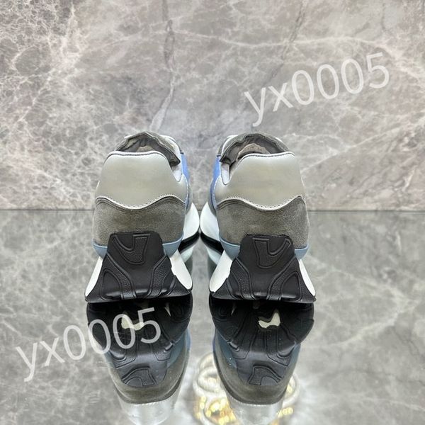 

2023 new designer flat sneaker casual shoes calfskin leather white letter overlays platform fashion sneakers size 35-46 xsd230404, Black