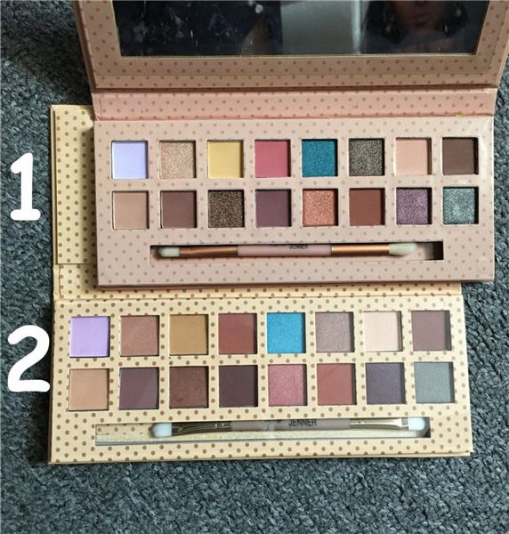 

ship within 24 hourskl brand take me on vaction makeup jenner eyeshadow palette 16 colors shimmer matte eye shadow palette2593596
