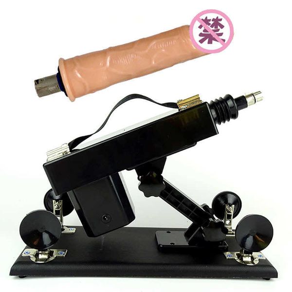 

toy massager products women's gun machine full-automatic telescopic pulling and inserting imitation true false penis female masturbatio