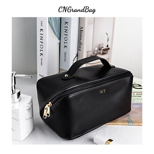 

cosmetic bags cases custom letters large capacity portable pillow shaped makeup bag women's portable waterproof wash storage bag travel