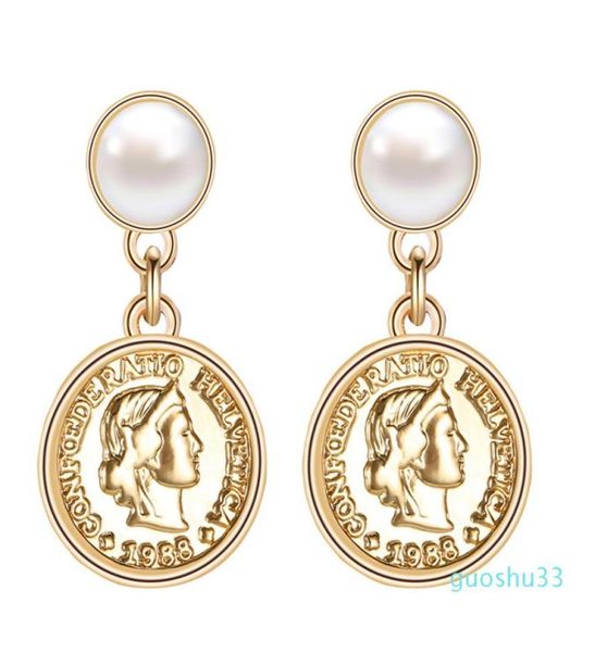 

earrings europe and the united states fashion alloy portrait earrings female s925 silver needle retro earrings3621080
