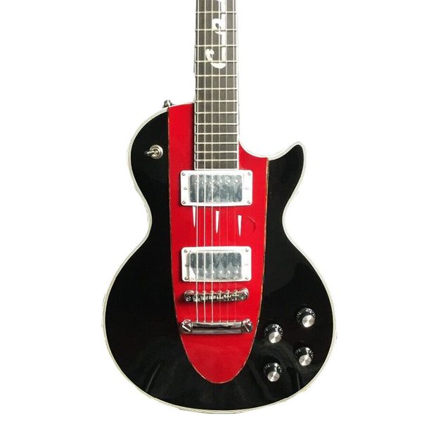 

new red + black 6 string rosewood fingerboard electric guitar fast shipping