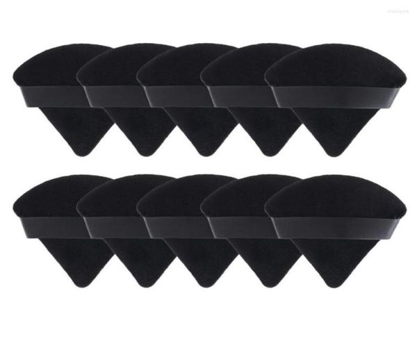 

makeup sponges 10pcs whole triangle velvet powder puff pizza flours mini face sponge cosmetics washable lightweight tool5458260