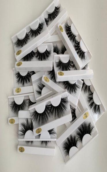 

25 mm 5d mink eye lashes dramatic long lash makeup full strip 25mm false eyelashes 3d eyelash reusable 10 pairs6067401