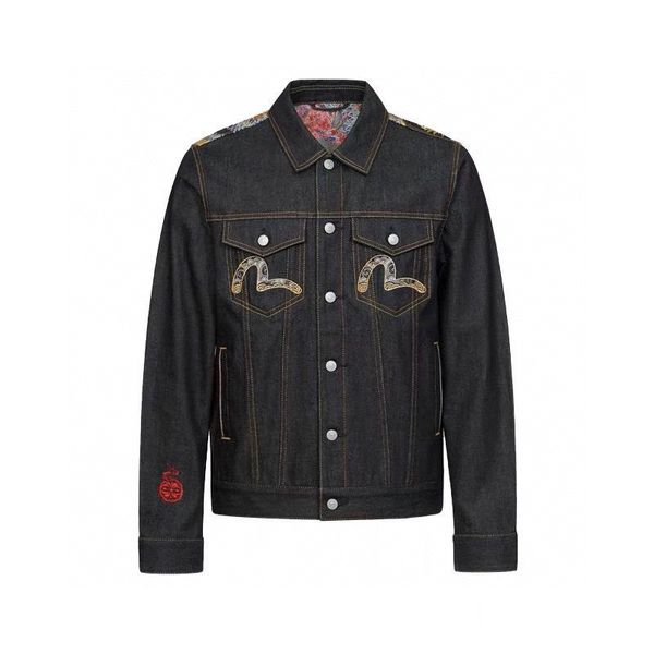 

23SS Men's Denim Jackets Casual fashion Men women Coat Letter embroidery brands Designer Jacket Black