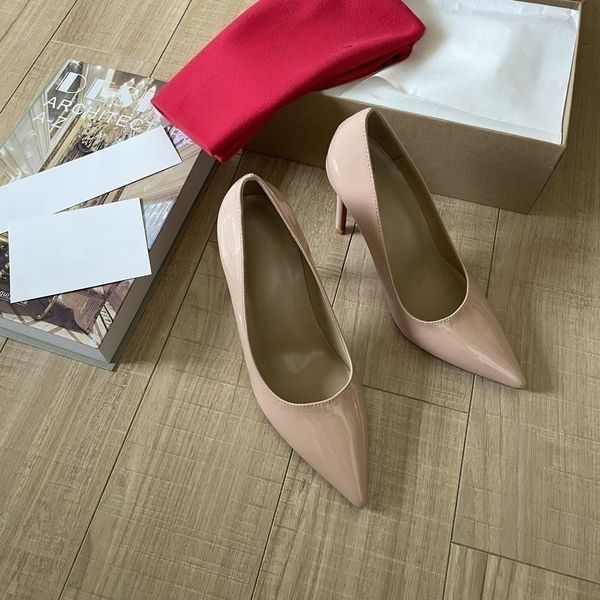 

european and american high heels shoes designer women pointed tos pumps fashion female dress party shoes 35-42, Black