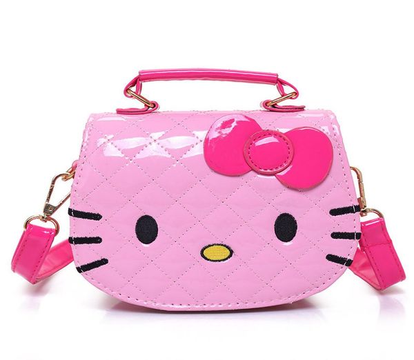 

year gift kids purse cat children cartoon pu leather bag crossbody single shoulder bag handbag baby mini bags for bag cute design6019761, Red;blue