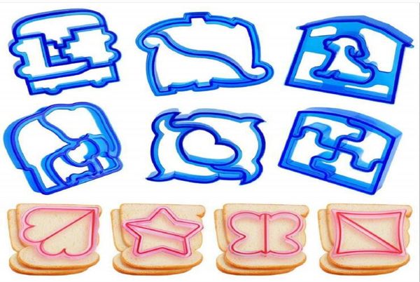 

whole kids diy sandwichs mould cutter lunch sandwich toast moulds bear car shape cake bread biscuit mold food cutting baby fee6345365