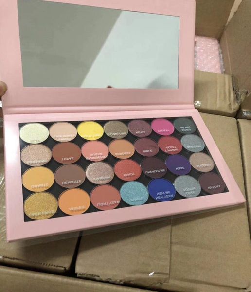 

28color eyeshadow palette shimmer satin matte finishes high pigment eyeshadow one open palette new arrival makeup1535986