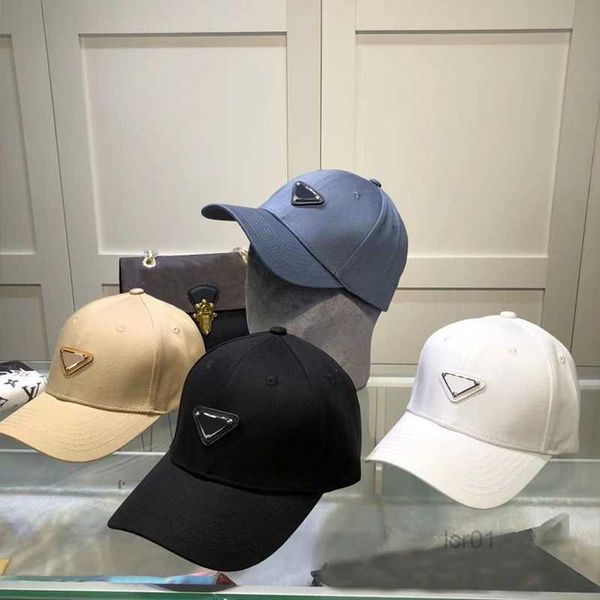 

summer ball caps mens designer baseball cap with inverted triangle letters fashion street hat beanies beach 4 colors, Blue;gray