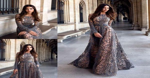 

colorful a line evening dresses jewel long sleeve sash beads feather appliques lace prom dresses floor length formal dresses3087011, Black;red